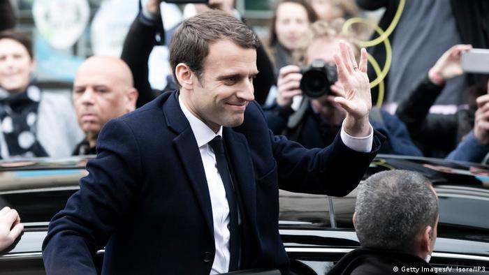 Präsidentschaftswahl in Frankreich Emmanuel Macron (Getty Images/V. Isore/IP3)