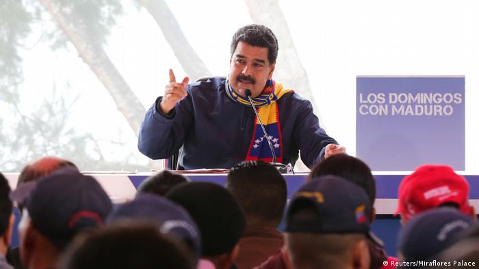 Venezuela TV Sendung mit Nicolas Maduro (Reuters/Miraflores Palace)