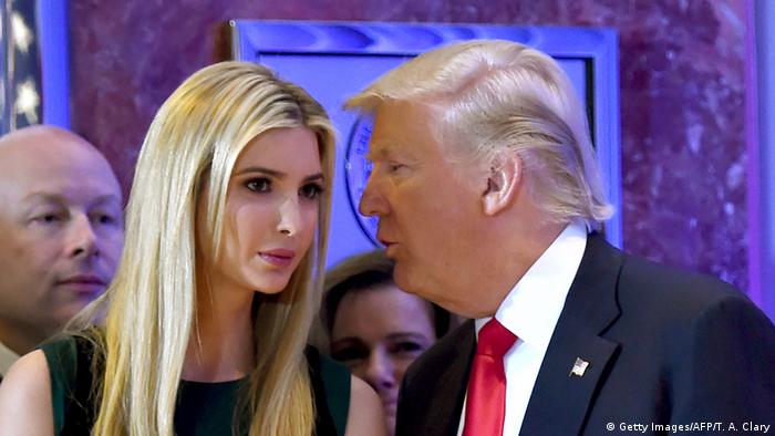 Donald und Ivanka Trump (Getty Images/AFP/T. A. Clary)