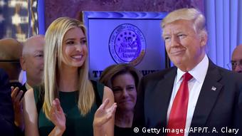 Donald und Ivanka Trump (Getty Images/AFP/T. A. Clary)