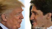 USA Kanada Donald Trump und Justin Trudeau