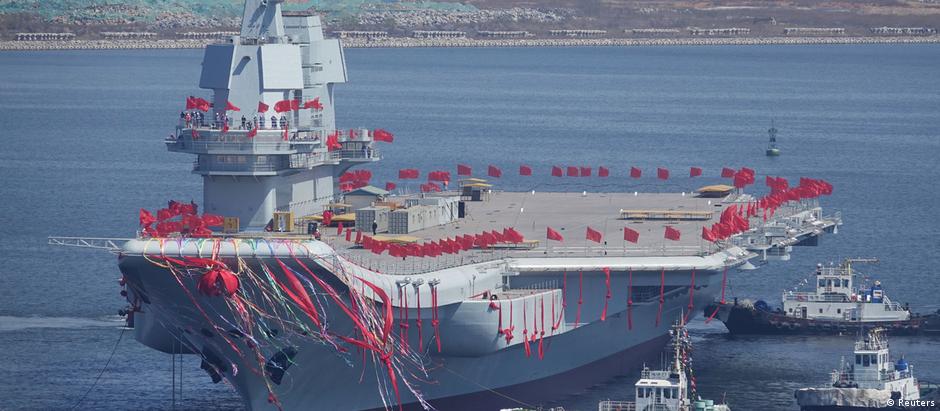 O Shadong é o segundo porta-aviões da frota marítima de Pequim