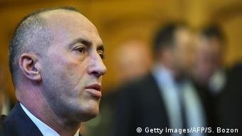 Kosovo's former Prime Minister Ramush Haradinaj freigesprochen (Getty Images/AFP/S. Bozon)