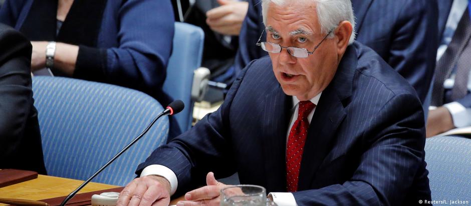 Tillerson presidiu reunião de Conselho de Segurança sobre Coreia do Norte
