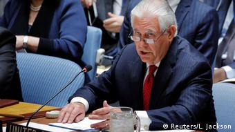 UN Sicherheitsrat - US-Außenminister Rex Tillerson zu Nordkorea (Reuters/L. Jackson)