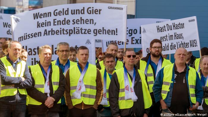 Demonstracije radnika Grammera (picture alliance/dpa/A. Weigel)