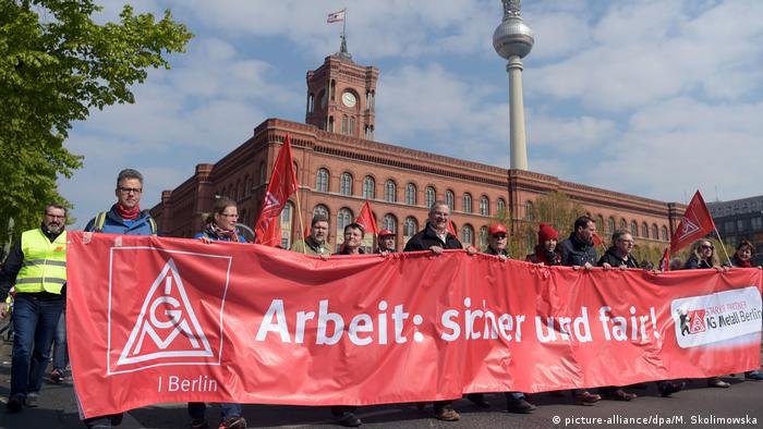 Demonstracija u Berlinu za 1. svibnja