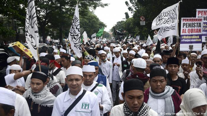 Indonesien Protest gegen Basuki Tjahaja Purnama in Jakarta (Getty Images/AFP/G. Chai Hin)
