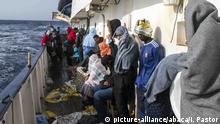 Mittelmeer Gerettete Flüchtlinge