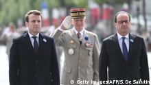 Frankreich Hollande und Macron beim Gedenken in Paris
