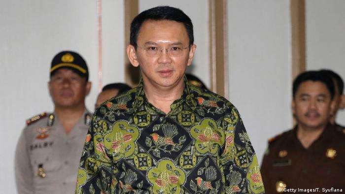 Indonsien Jakarta Gouverneur Basuki Tjahaja Purnama (Getty Images/T. Syuflana)