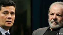 Richter Sergio Moro und Ex-Präsident Brasiliens Lula da Silva