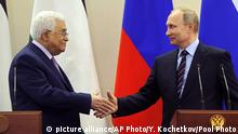 Vladimir Putin und Mahmoud Abbas