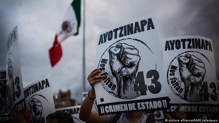 Mexiko verschwundene Studenten Thema verschwundene Menschen Kriminalität