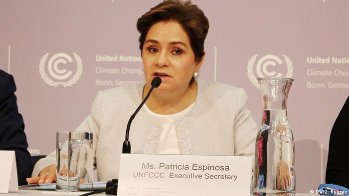 Patricia Espinosa, secretaria ejecutiva de la Convención Marco de las Naciones Unidas sobre el Cambio Climático (CMNUCC).