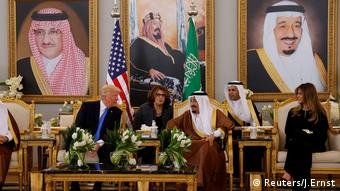 Donald Trump in Saudi Arabien (Reuters/J.Ernst)