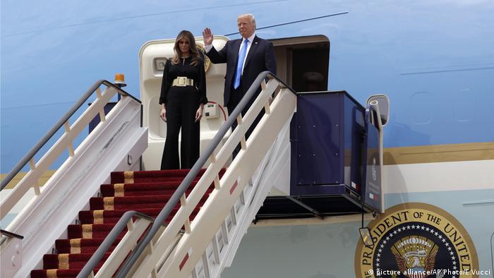 Donald Trump, Melania Trump (picture alliance/AP Photo/E.Vucci)