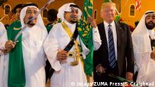 USA Saudi Arabien Donald Trump mit König Salman bin Abdulazi