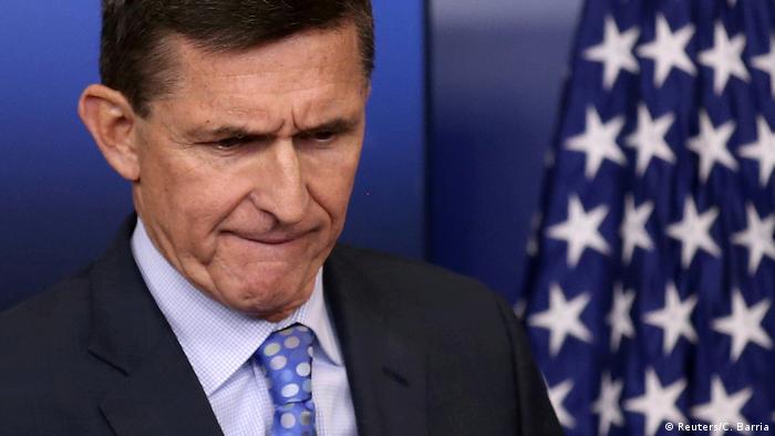 USA Michael Flynn beim Briefing im Weißen Haus in Washington (Reuters/C. Barria)