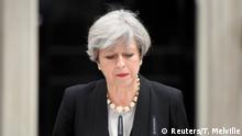 Großbritannien PK Theresa May zum Anschlag in Manchester
