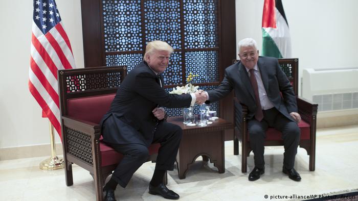 Israel Staatsbesuch Donald Trump (picture-alliance/AP Photo/F. Arouri)