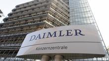 Deutschland Duchsuchungen bei Daimler Konzenzentrale in Stuttgart