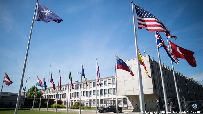 Belgien Gebäude des Hauptquartiers der NATO (Picture alliance/Zumapress/J. K. McCann)
