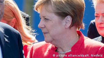 Belgien NATO-Gipfel | Angela Merkel (picture alliance/dpa/K. Nietfeld)