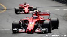 Formel 1 Monaco Grand Prix 2017 | Kimi Raikkonen vor Sebastian Vettel