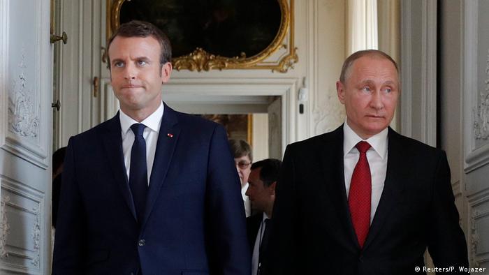 Frankreich - Paris - Vladimir Putin trifft Emmanuel Macron (Reuters/P. Wojazer)