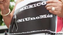 Brüssel Demonstration gegen Straflosigkeit nach Mord in Mexiko