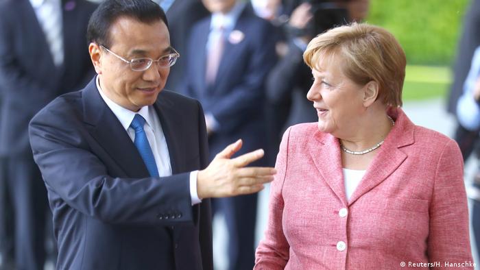 Deutschland Besuch chinesischer Premierminster Li Keqiang in Berlin (Reuters/H. Hanschke)