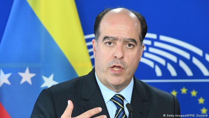 Julio Borges, presidente de la Asamblea Nacional de Venezuela, en Bruselas. (31.05.2017).
