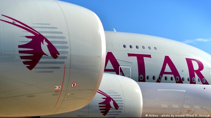 Airbus A380 owned by Qatar Airways (Airbus - photo by master films/ H. Goussé)