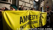 Italien Protest von Journalisten in Rom