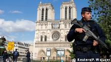 Frankreich Notre Dame de Paris nach Angriff auf Polizisten