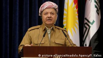 Irak Masud Barzani, Präsident der Autonomen Region Kurdistan (picture-alliance/Anadolu Agency/Y. Keles)