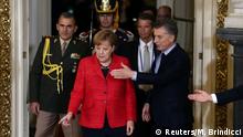 Argentinien Bundeskanzlerin Angela Merkel & Präsident Mauricio Macri