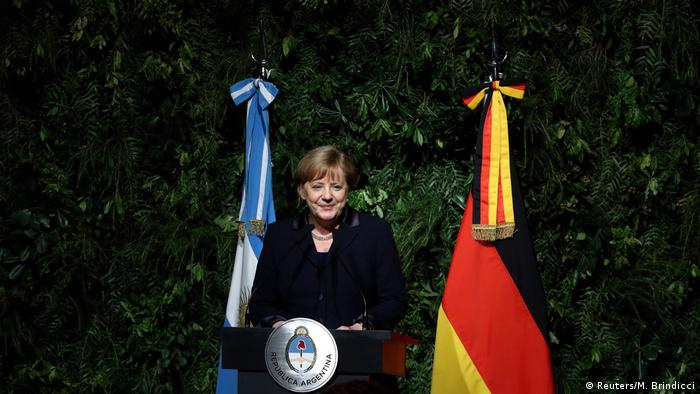 Argentinien - Bundeskanzlerin Angela Merkel besucht Präsident Mauricio Macri (Reuters/M. Brindicci)