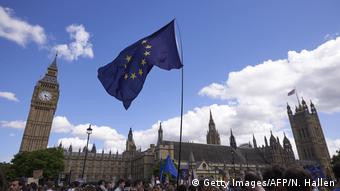Großbritannien Protest gegen Brexit (Getty Images/AFP/N. Hallen)