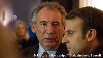 Emmanuel Macron und Francois Bayrou (Picture alliance/dpa/I. Kalashnikova/Sputnik)