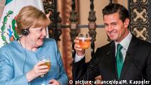 Mexiko Bundeskanzlerin Angela Merkel und Enrique Pena Nieto in Mexiko-Stadt