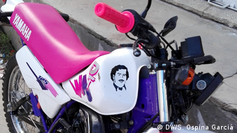 La moto de Pablo Escobar. 