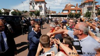 Frankreich Wahlen Nationalversammlung Emmanuel Macron (Reuters/P. Wojazer)