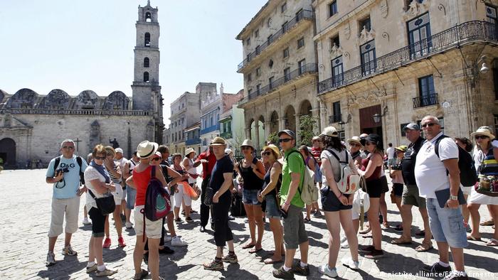 Turistas estadounidenses en Cuba