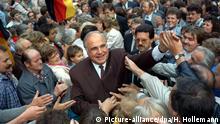 Helmut Kohl Bad in der Menge