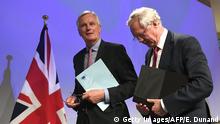 Brüssel Beginn Brexit Verhandlungen Barnier und Davis