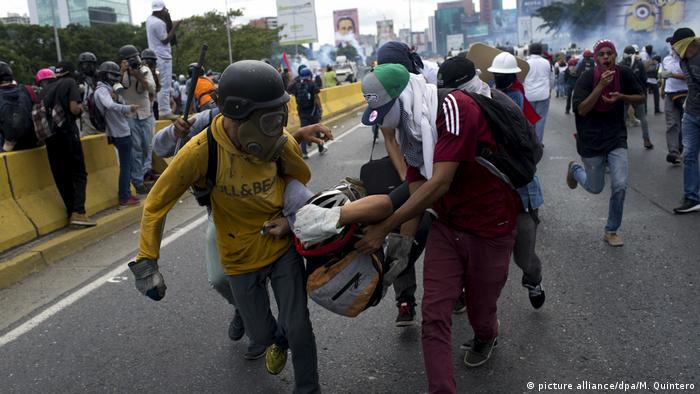 Krise in Venezuela (picture alliance/dpa/M. Quintero)