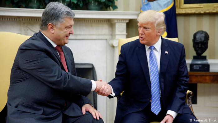 USA Petro Poroschenko & Donald Trump in Washington (Reuters/J. Ernst)