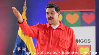 Venezuelas Präsident Nicolas Maduro (Picture alliance/dpa/F. Batista/Prensa Miraflores)